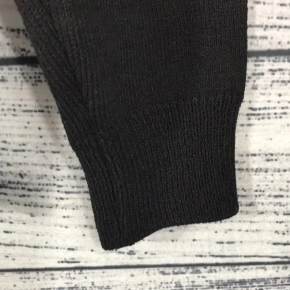 Vintage new St. John Sport mock neck knit boxy embroidered cropped sweatshirt - Picture 10 of 16